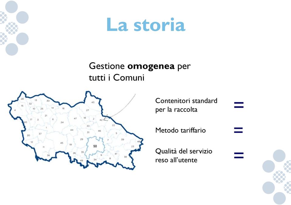 = per la raccolta Metodo tariffario