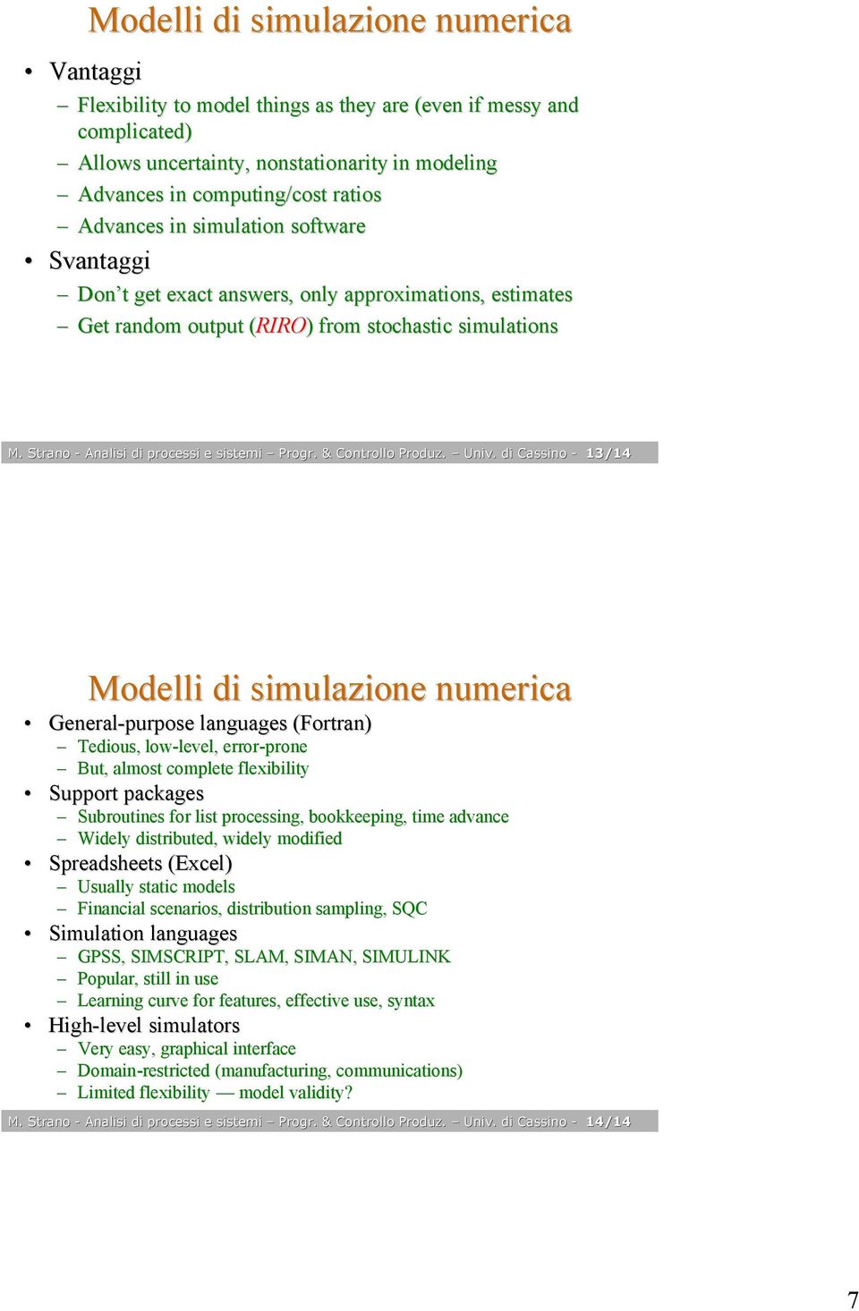 Strano - Analisi di processi e sistemi Progr.. & Controllo Produz. Univ.