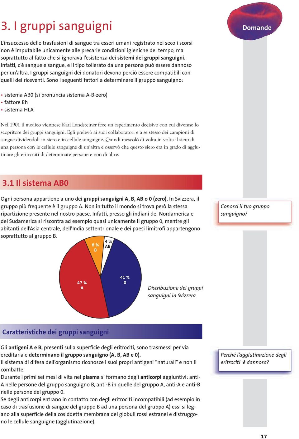 I gruppi sanguigni dei donatori devono perciò essere compatibili con quelli dei riceventi.