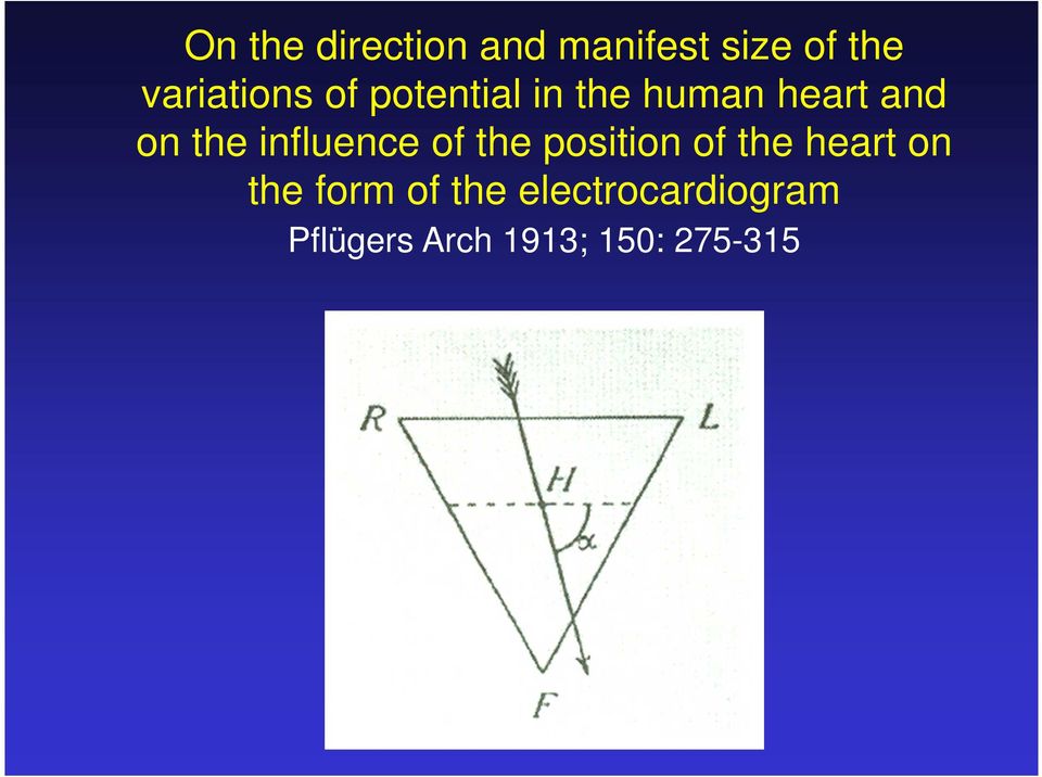 the influence of the position of the heart on the