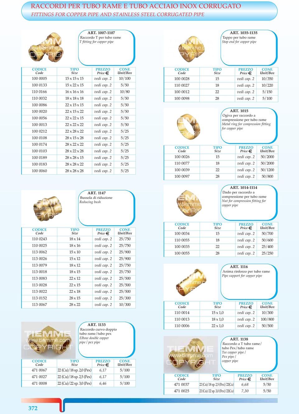 2 10/80 110 0032 18 x 18 x 18 vedi cap. 2 5/50 100 0086 22 x 15 x 15 vedi cap. 2 5/50 100 0020 22 x 15 x 22 vedi cap. 2 5/50 100 0056 22 x 22 x 15 vedi cap. 2 5/50 100 0013 22 x 22 x 22 vedi cap.