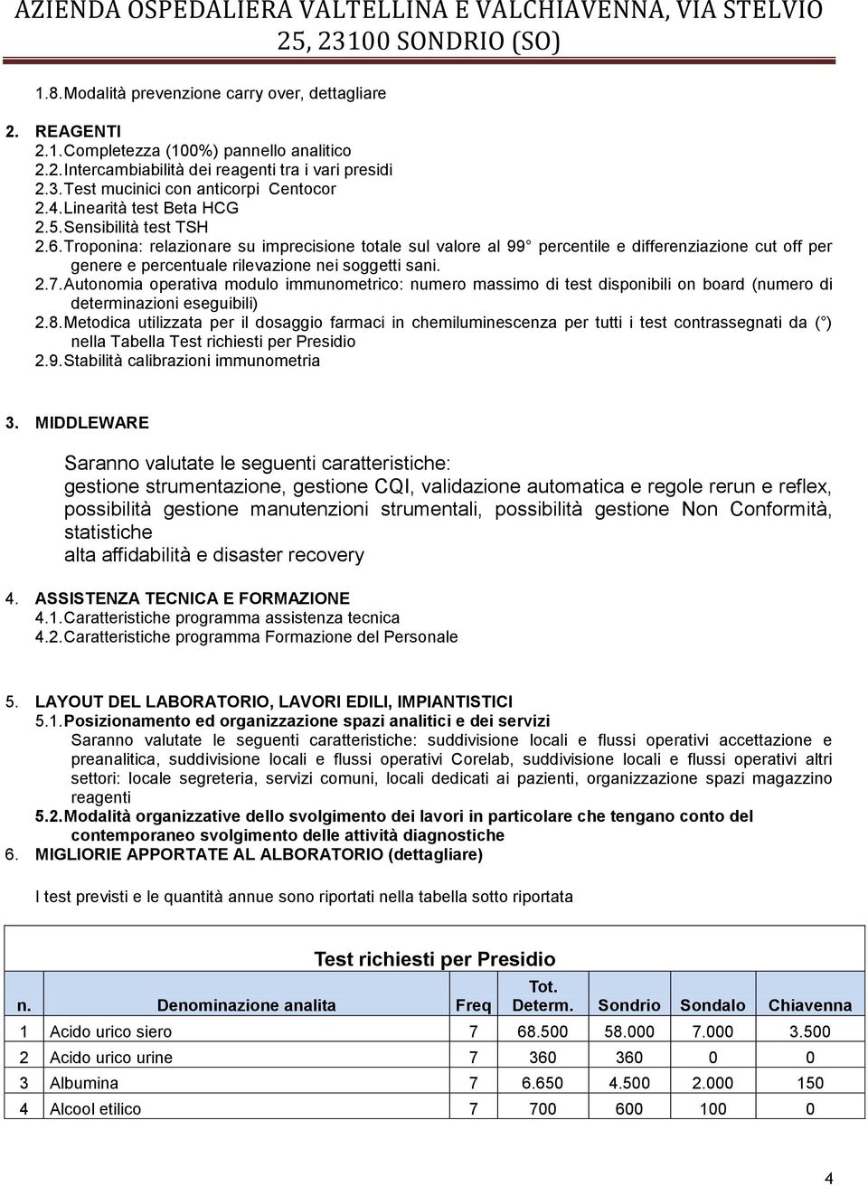 Troponina: relazionare su imprecisione totale sul valore al 99 percentile e differenziazione cut off per genere e percentuale rilevazione nei soggetti sani..7.