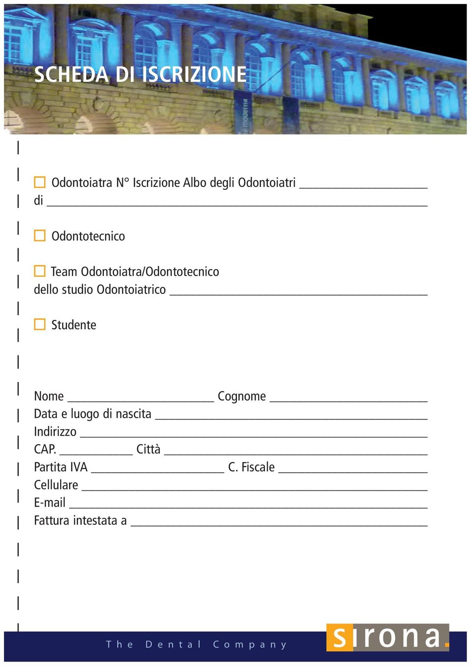 Studente Nome Cognome Data e luogo di nascita Indirizzo CAP.