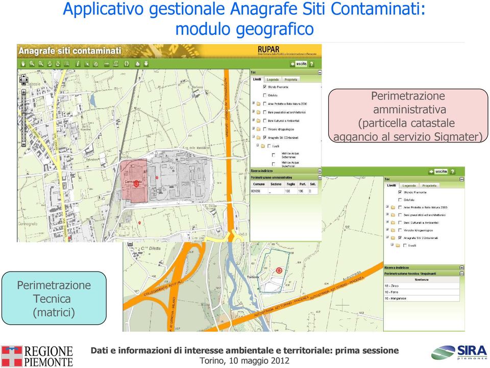 amministrativa (particella catastale aggancio