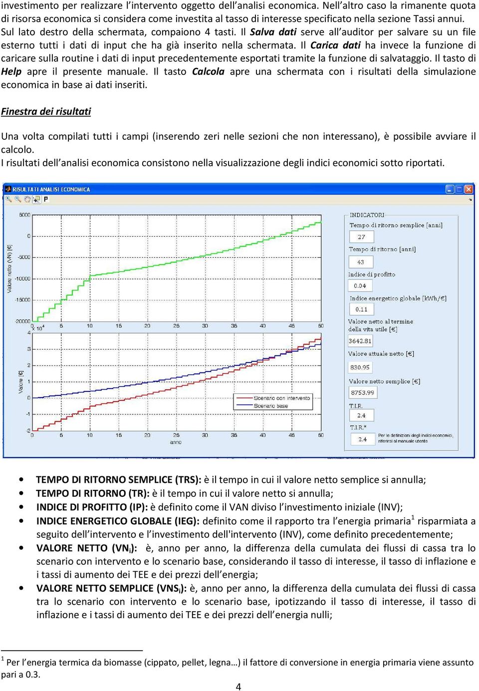 Il Salva dati serve all auditor per salvare su un file esterno tutti i dati di input che ha già inserito nella schermata.