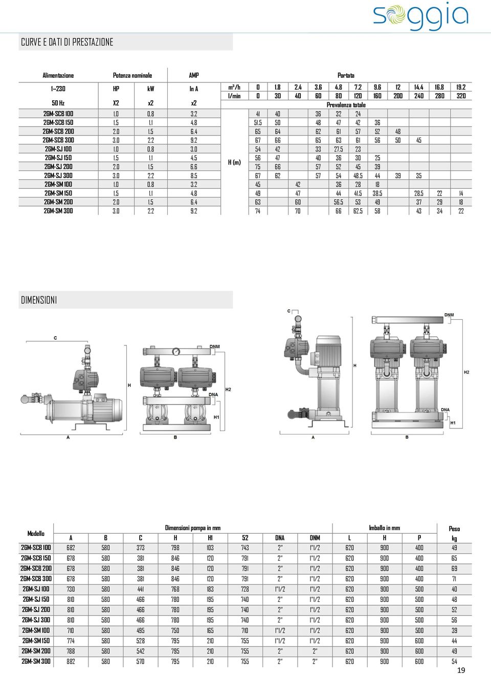 4 65 64 62 61 57 52 48 2GM-SCB 300 3.0 2.2 9.2 67 66 65 63 61 56 50 45 2GM-SJ 100 1.0 0.8 3.0 54 42 33 27.5 23 2GM-SJ 150 1.5 1.1 4.5 56 47 40 36 30 25 H (m) 2GM-SJ 200 2.0 1.5 6.6 75 66 57 52 45 39 2GM-SJ 300 3.