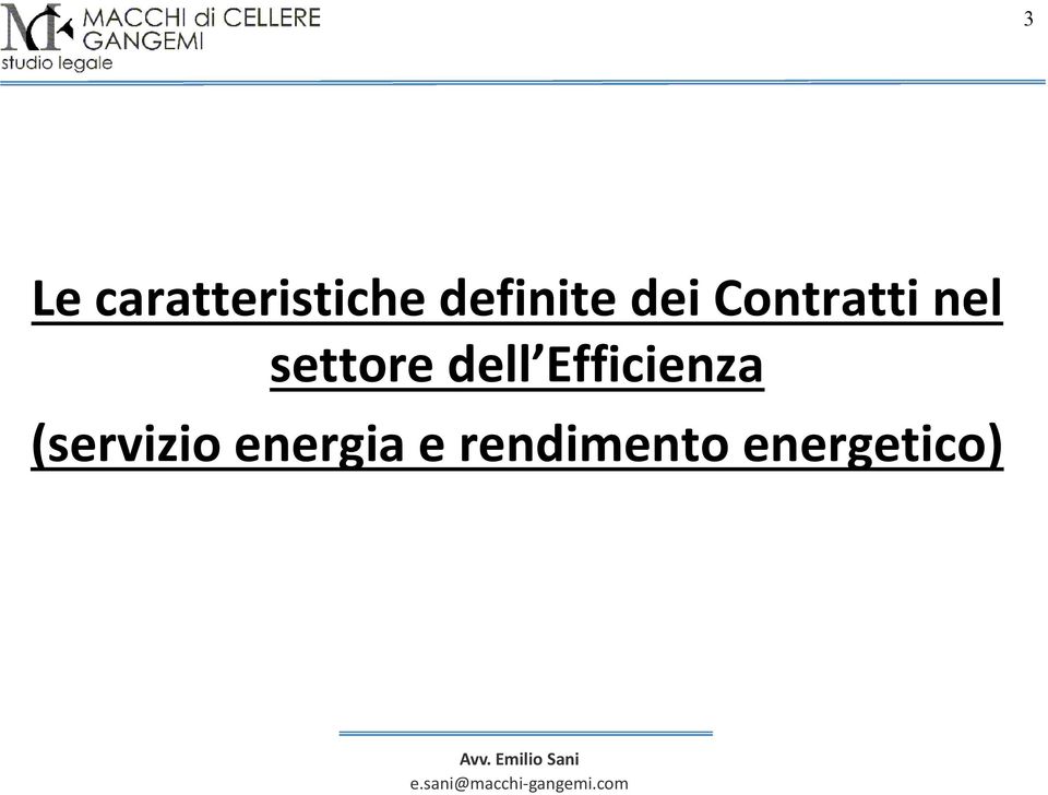 settore dell Efficienza