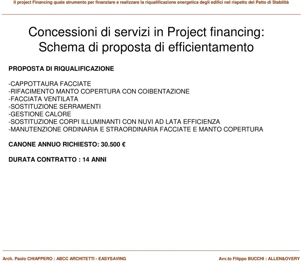 -GESTIONE CALORE -SOSTITUZIONE CORPI ILLUMINANTI CON NUVI AD LATA EFFICIENZA -MANUTENZIONE