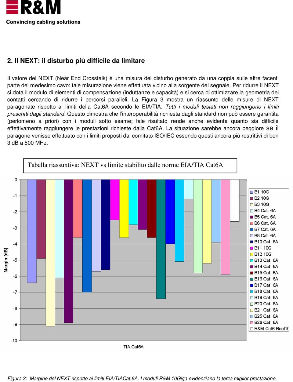 Per ridurre il NEXT si dota il modulo di elementi di compensazione (induttanze e capacità) e si cerca di ottimizzare la geometria dei contatti cercando di ridurre i percorsi paralleli.