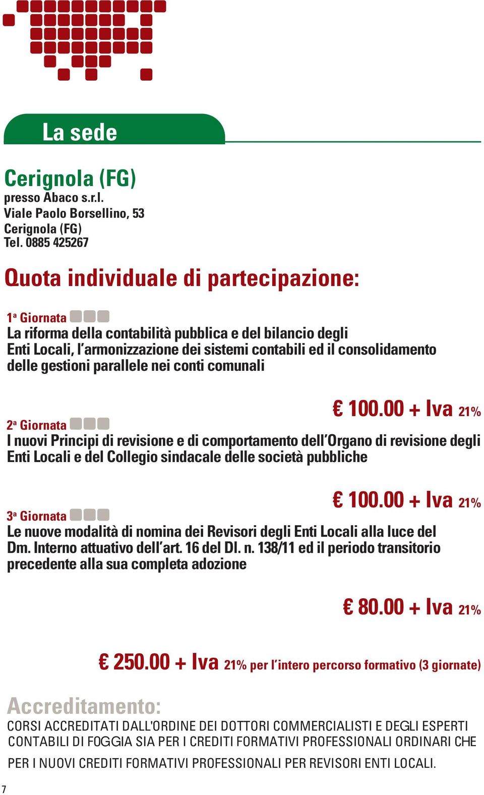 gestioni parallele nei conti comunali 100.