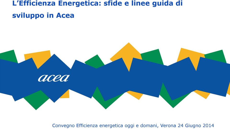 Convegno Efficienza energetica