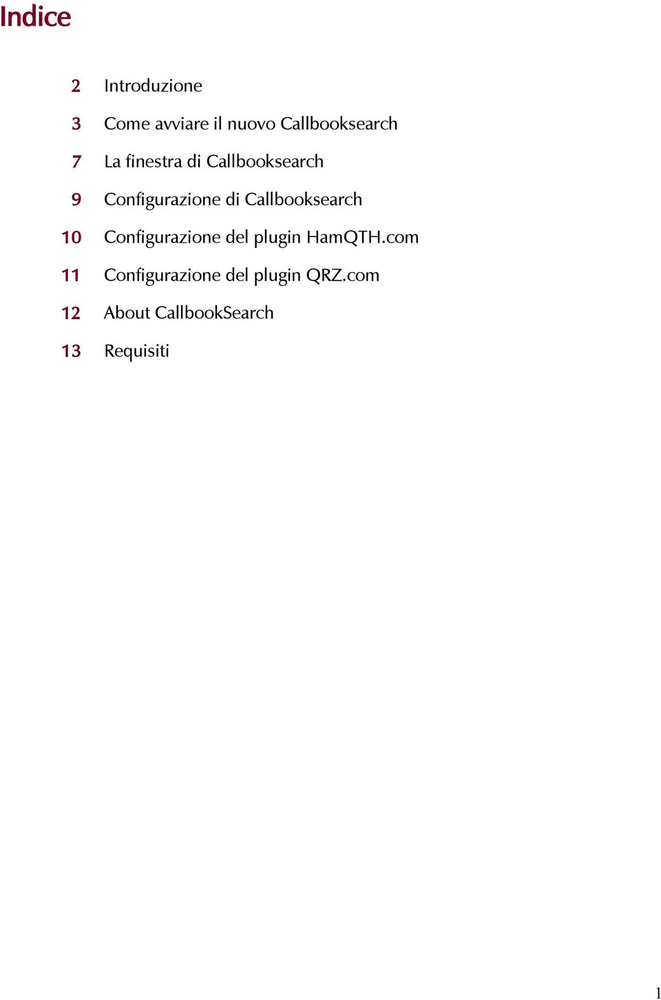 Callbooksearch 10 Configurazione del plugin HamQTH.