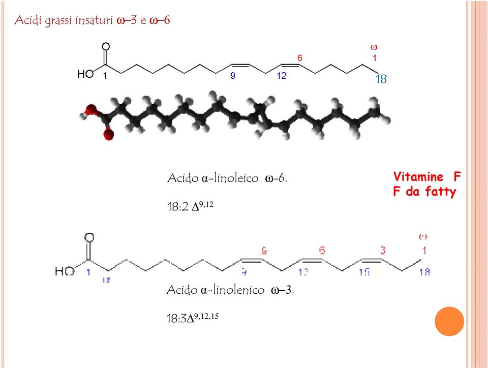 18:2 9,12 Vitamine F F da fatty