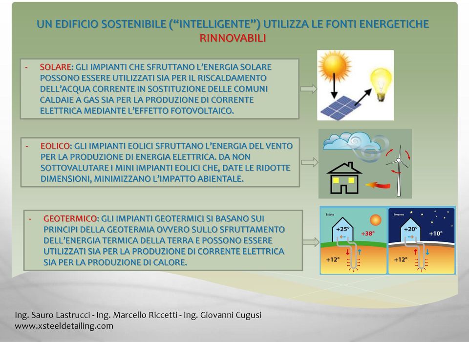 - EOLICO: GLI IMPIANTI EOLICI SFRUTTANO L ENERGIA DEL VENTO PER LA PRODUZIONE DI ENERGIA ELETTRICA.