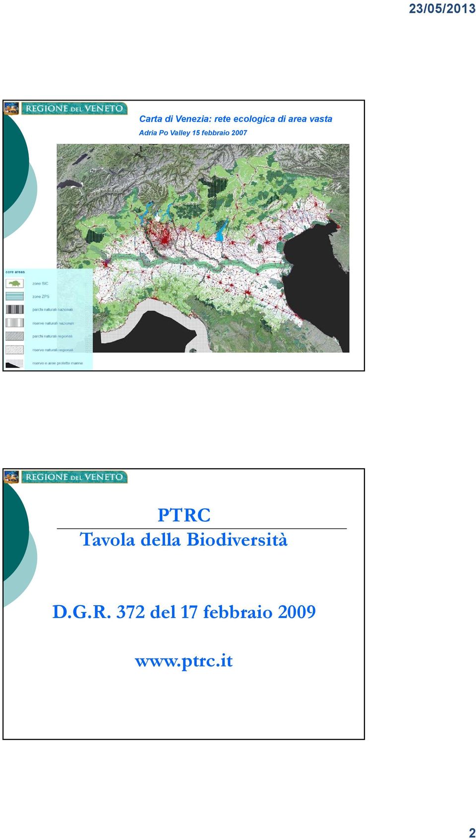 2007 PTRC Tavola della Biodiversità D.