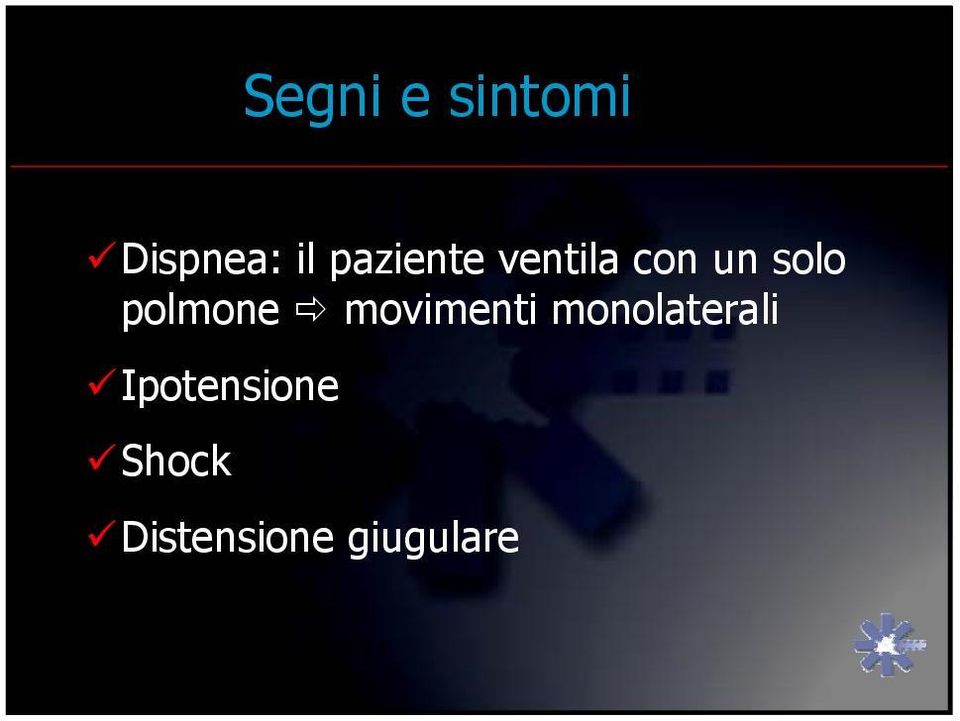 polmone movimenti monolaterali