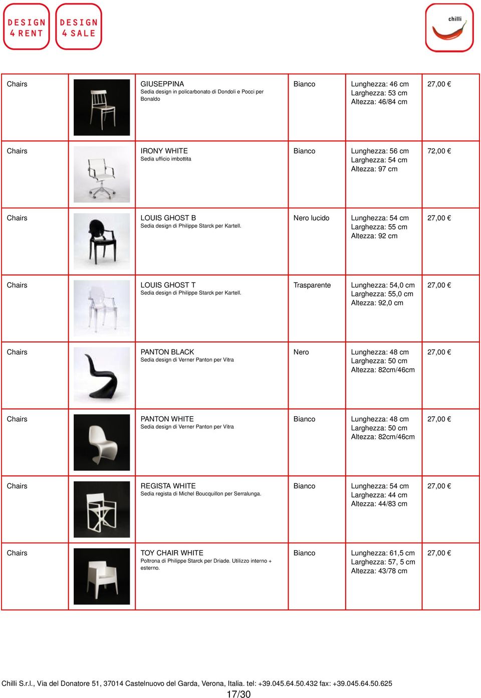 lucido Lunghezza: 54 cm Larghezza: 55 cm Altezza: 92 cm Chairs LOUIS GHOST T Sedia design di Philippe Starck per Kartell.