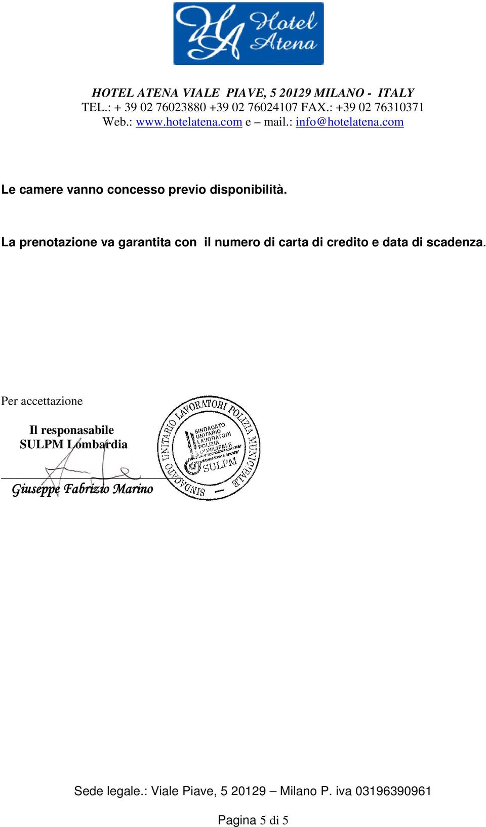 credito e data di scadenza.