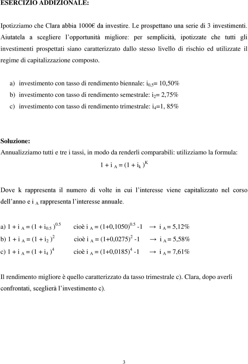 capitalizzazione composto.