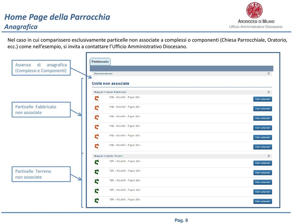 ecc.) come nell esempio, si invita a contattare l.