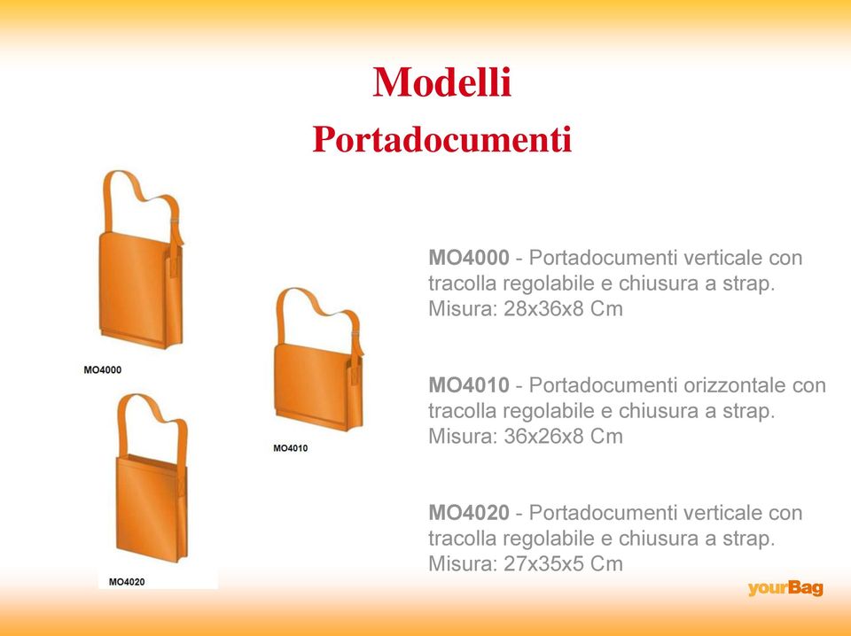 Misura: 28x36x8 Cm MO4010 - Portadocumenti orizzontale con tracolla  Misura: