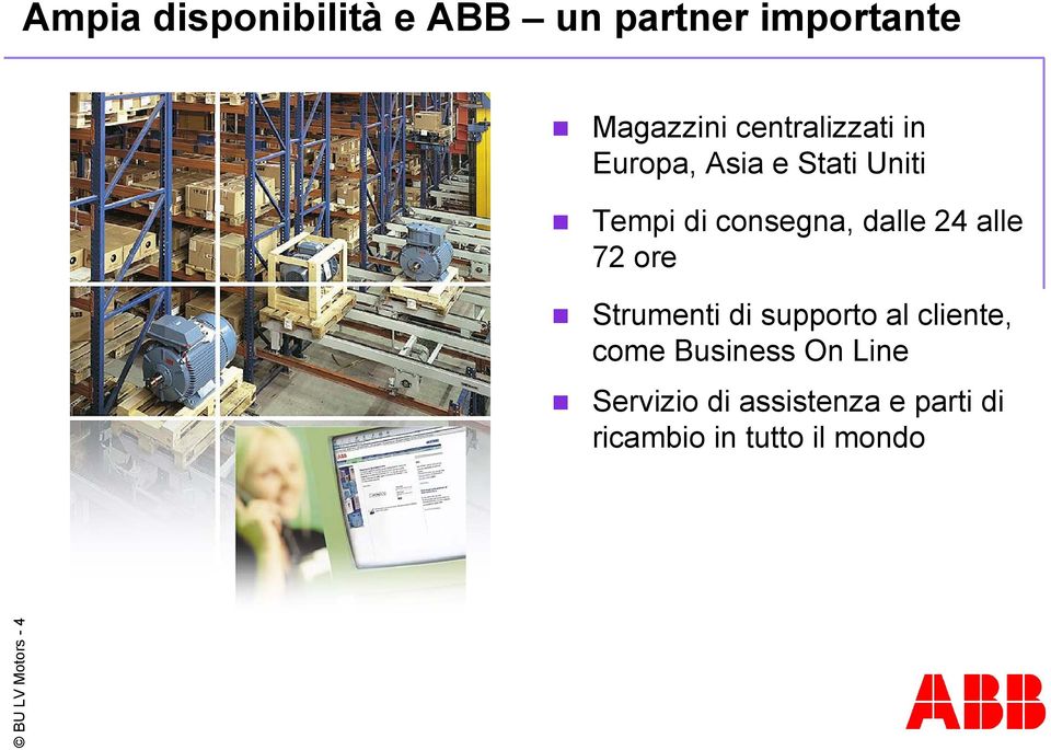 24 alle 72 ore Strumenti di supporto al cliente, come Business On