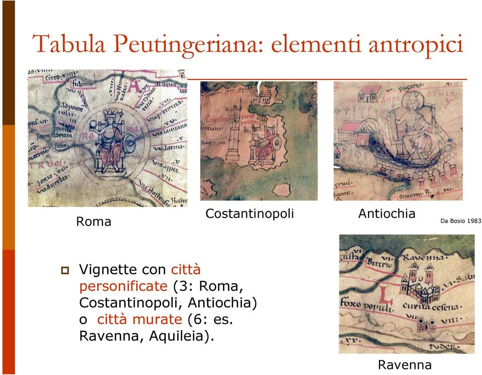 città personificate (3: Roma, Costantinopoli,