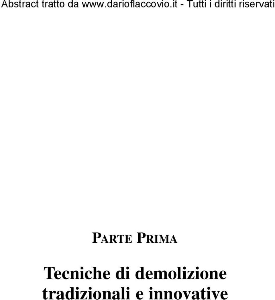 demolizione