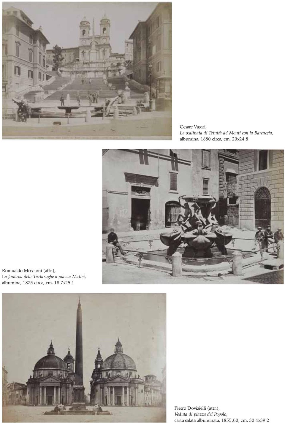 ), La fontana delle Tartarughe a piazza Mattei, albumina, 1875 circa, cm. 18.7x25.