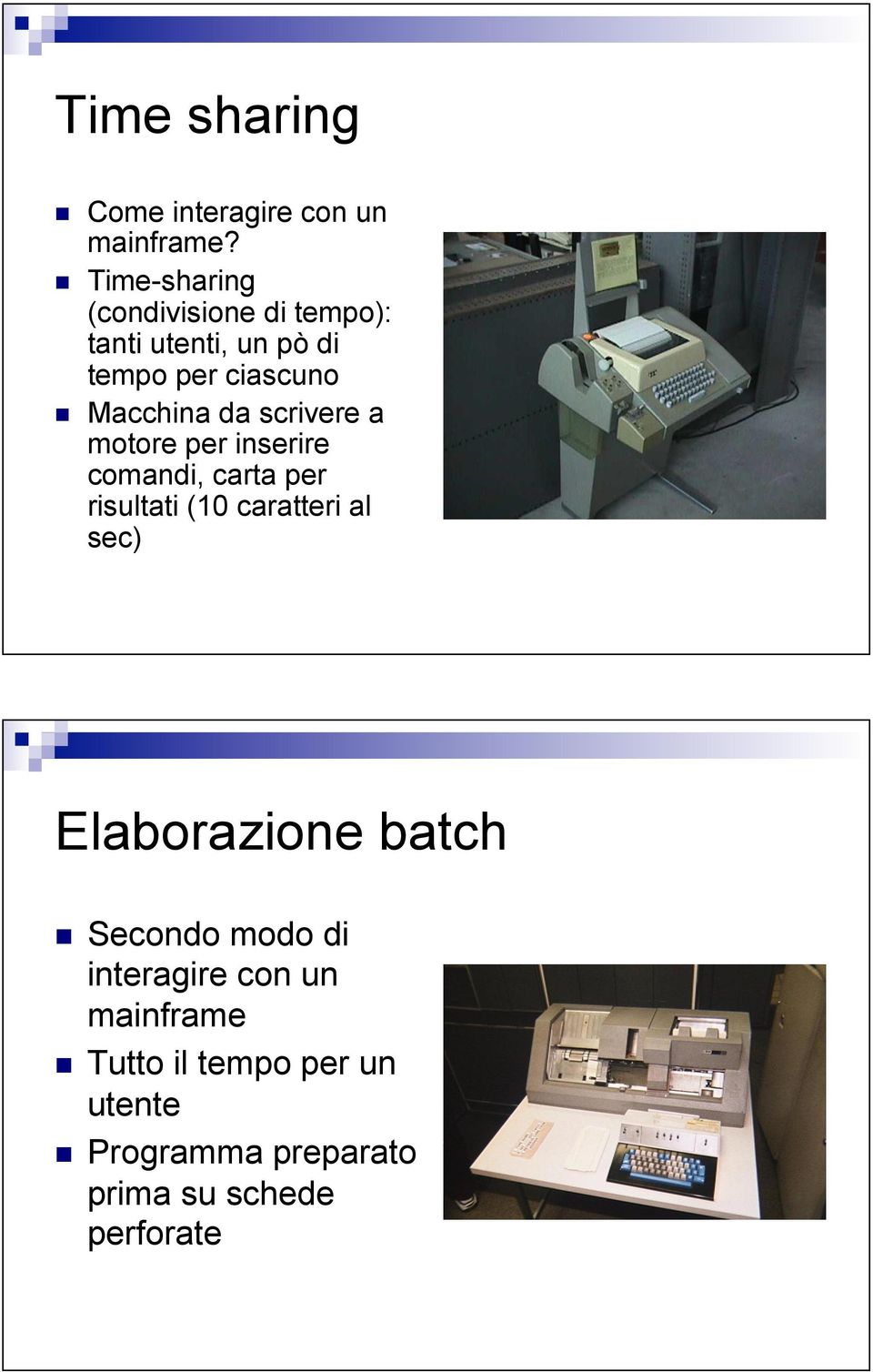 Macchina da scrivere a motore per inserire comandi, carta per risultati (10 caratteri al