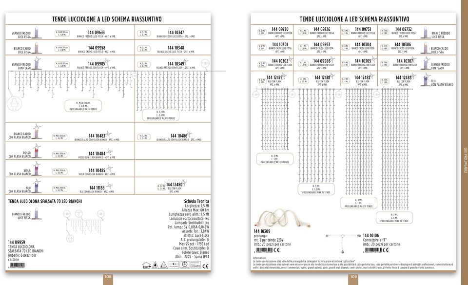 x IMB. H. 1,2 Mt. L. 2,4 Mt. 144 10349 - H. 2 Mt. 144 10302 4PZ. x IMB. H. 3 Mt. L. 1,5 Mt. 144 09986 H. 4 Mt. 144 10305 4PZ. x IMB. H. 7 Mt. 144 10307 H. 2 Mt. 144 12479 BLU 4PZ. x IMB. H. 3 Mt. L. 1,5 Mt. 144 12481 BLU H.