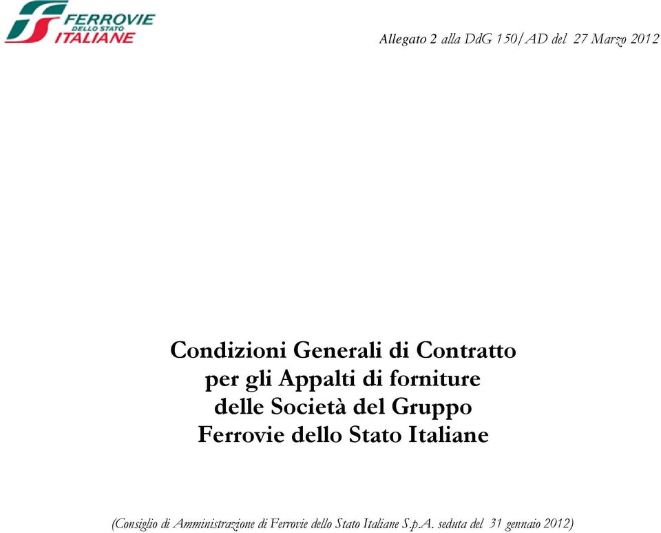 Gruppo Ferrovie dello Stato Italiane (Consiglio di