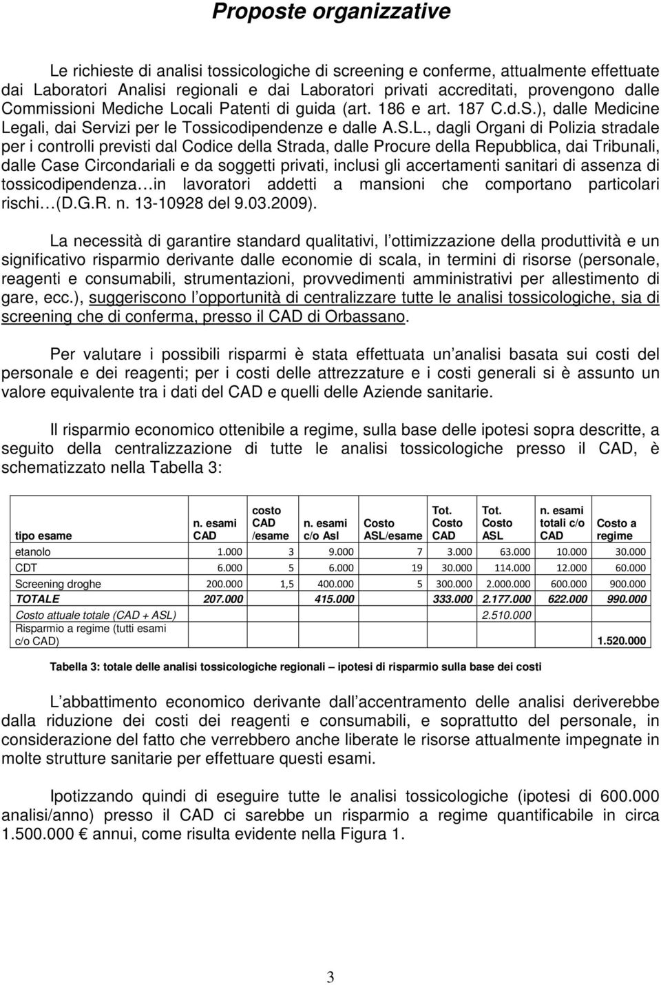 cali Patenti di guida (art. 186 e art. 187 C.d.S.), dalle Medicine Le