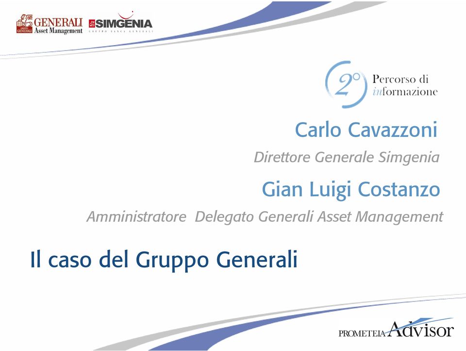 Amministratore Delegato Generali