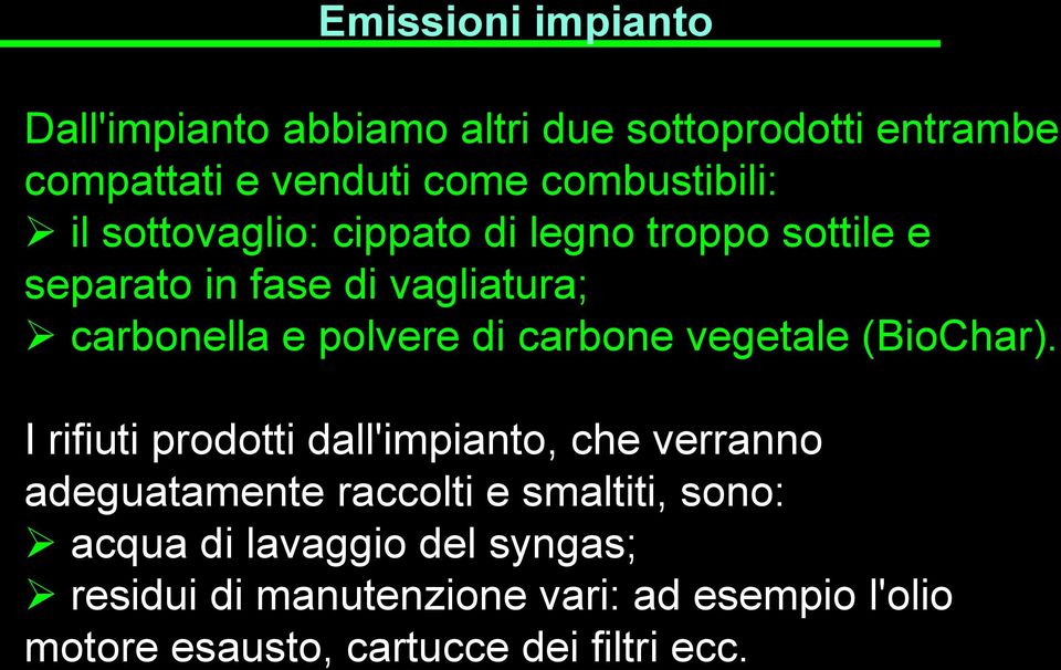 vegetale (BioChar).