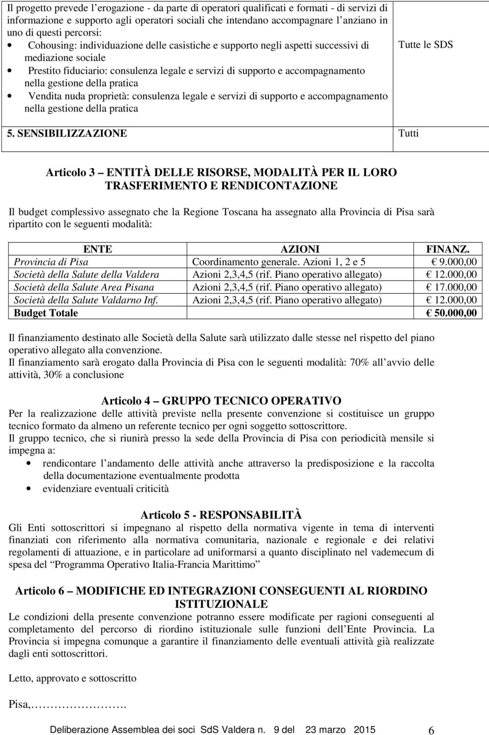 gestione della pratica Vendita nuda proprietà: consulenza legale e servizi di supporto e accompagnamento nella gestione della pratica Tutte le SDS 5.