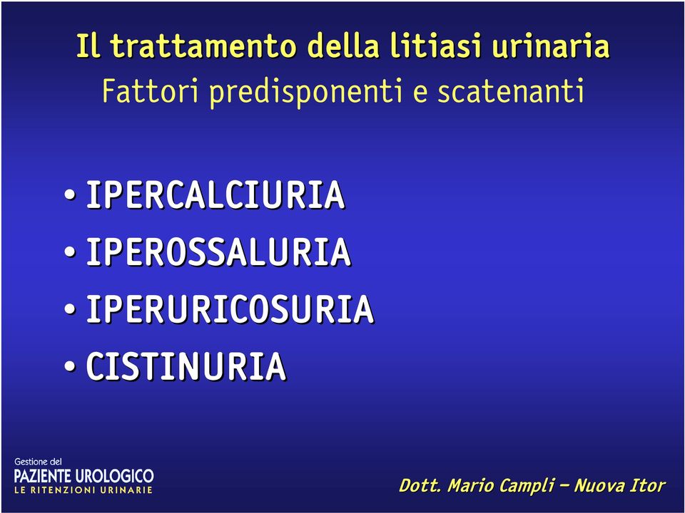 IPERCALCIURIA