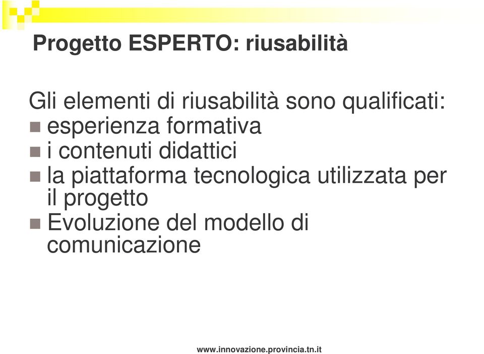 contenuti didattici la piattaforma tecnologica