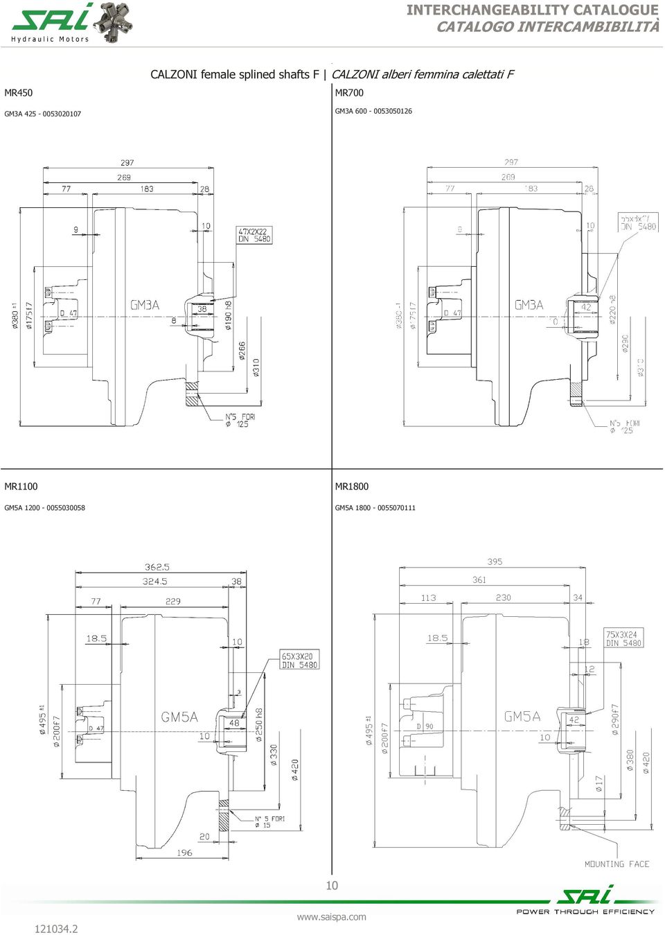 calettati F MR700 GM3A 600-0053050126 MR1100