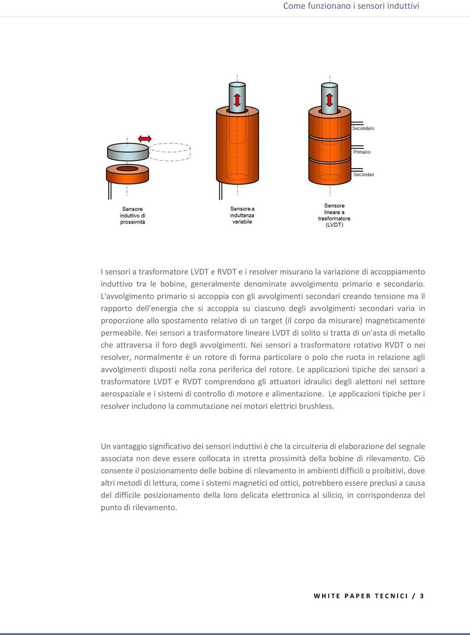 spostamento relativo di un target (il corpo da misurare) magneticamente permeabile.