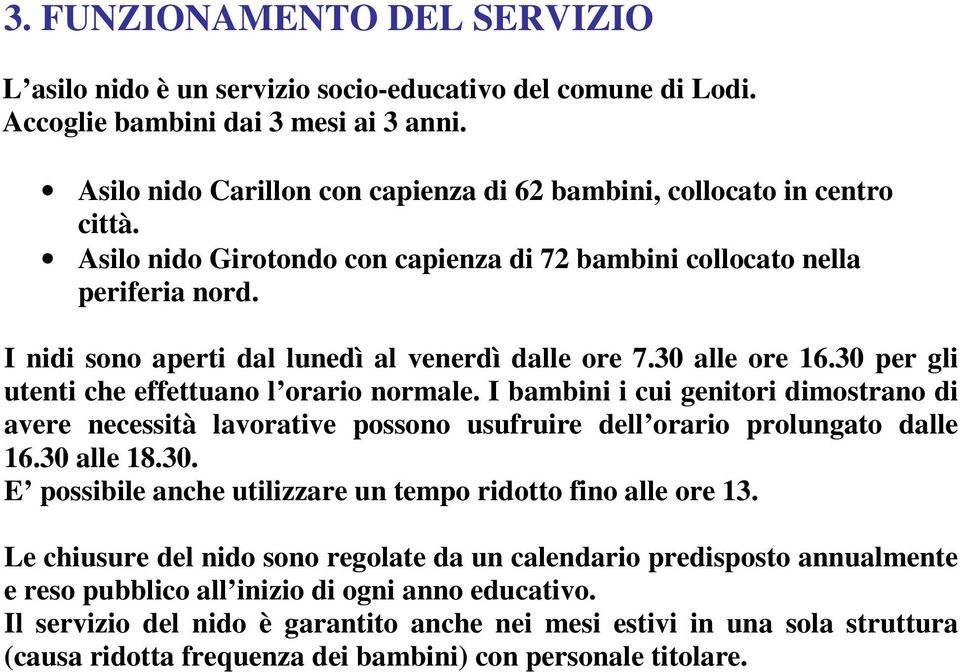 Progetto Educativo Asili Nido Del Comune Di Lodi Assessorato Alle Politiche Sociali Servizi Alla Persona E Alla Famiglia Pdf Download Gratuito