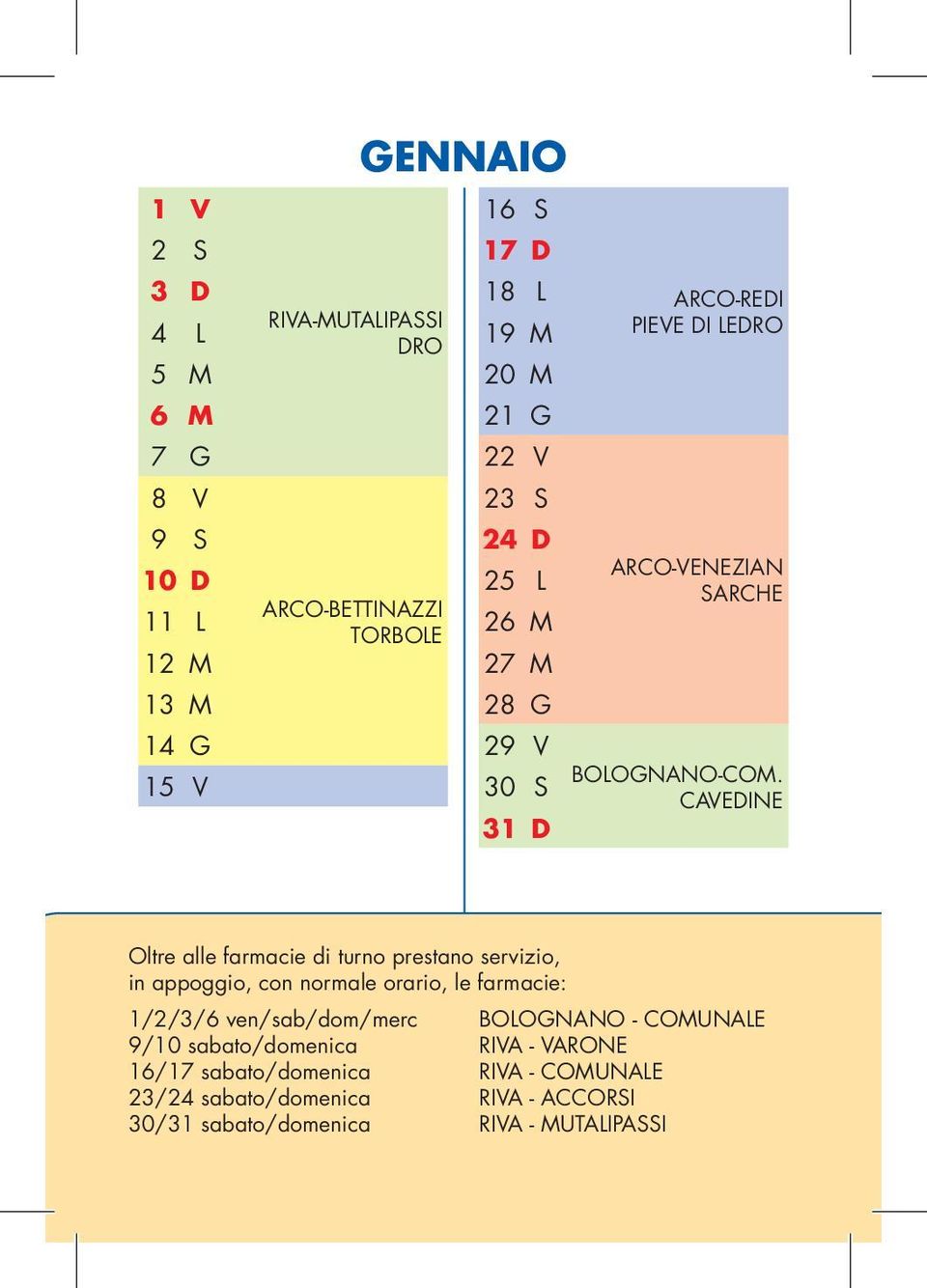 ARCO-VENEZIAN SARCHE BOLOGNANO-COM.