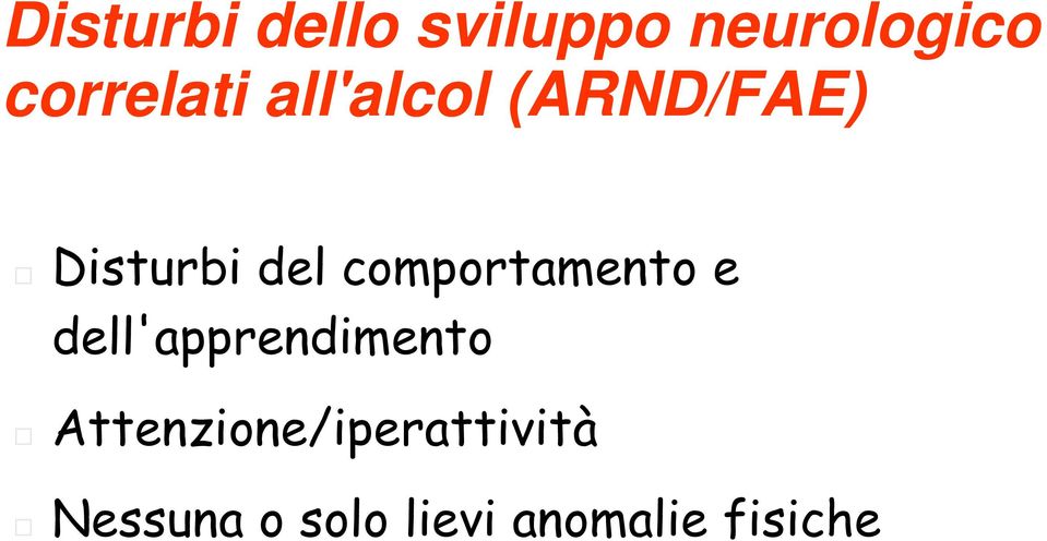 comportamento e dell'apprendimento