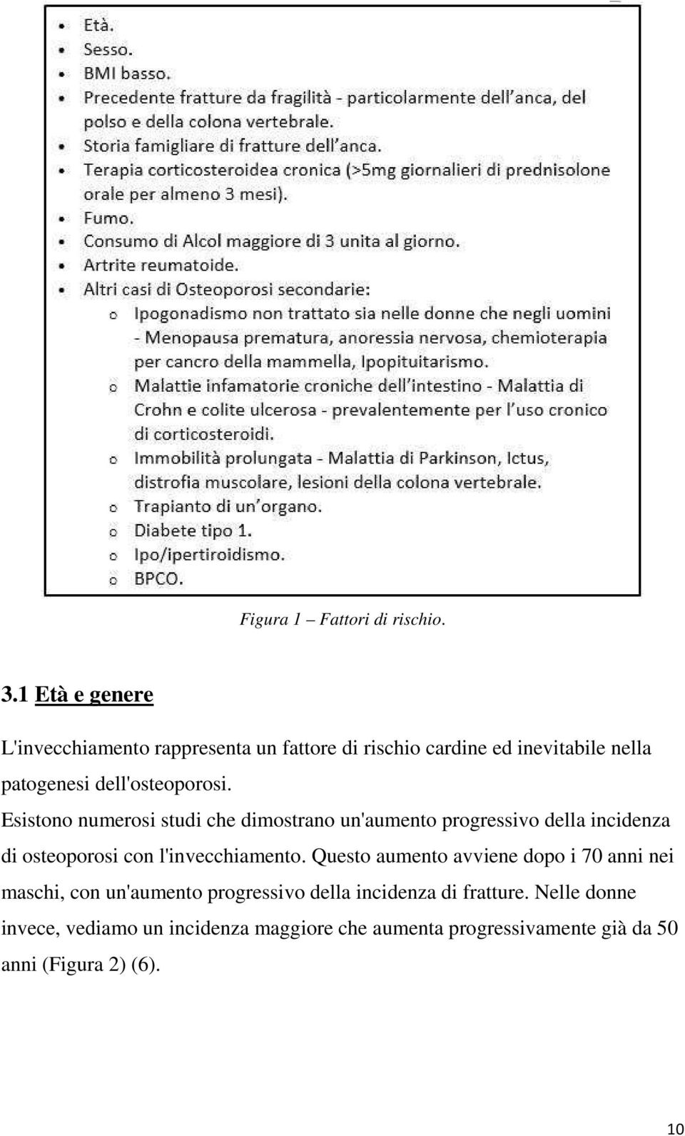 dell'osteoporosi.