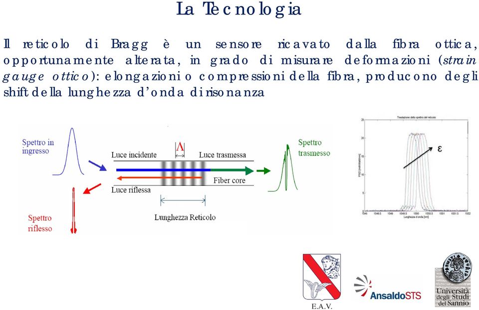 deformazioni (strain gauge ottico): elongazioni o compressioni