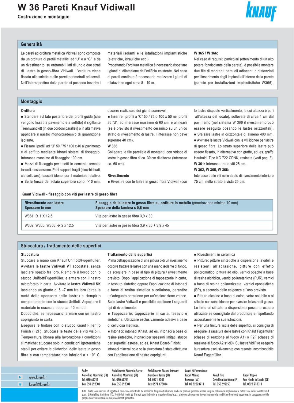 Nell intercapedine della parete si possono inserire i materiali isolanti e le istallazioni impiantistiche (elettriche, idrauliche ecc.).