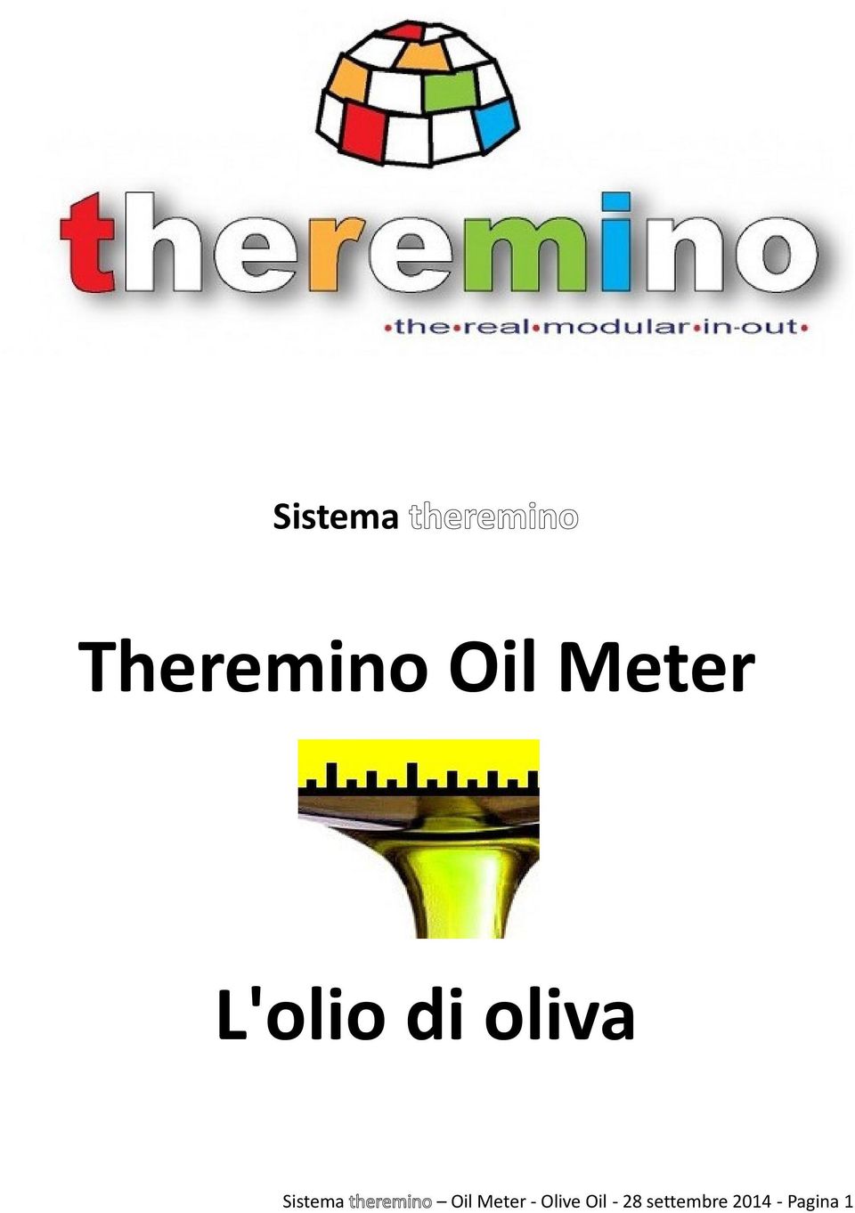 Sistema theremino Oil Meter -