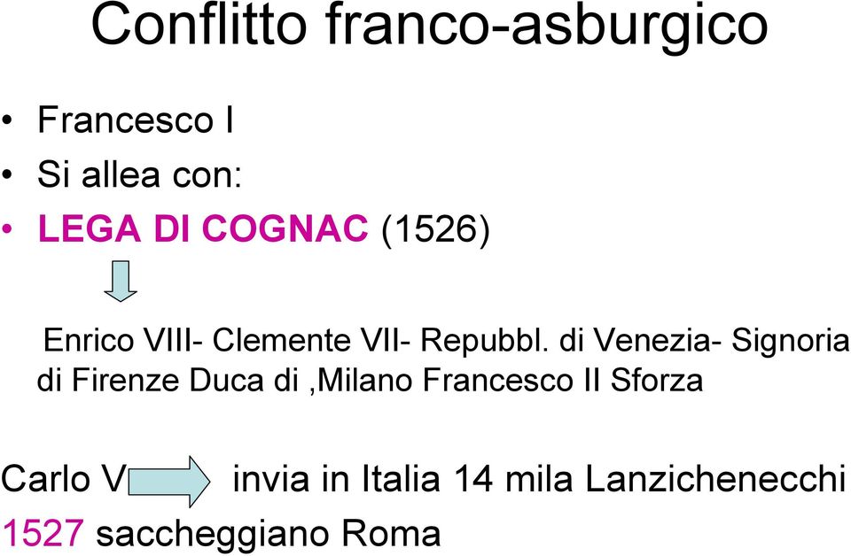di Venezia- Signoria di Firenze Duca di,milano Francesco II