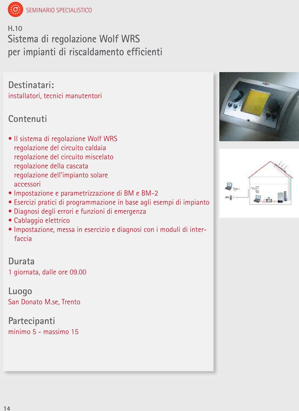 impianto solare accessori Impostazione e parametrizzazione di BM e BM-2 Esercizi pratici di programmazione in base agli esempi di