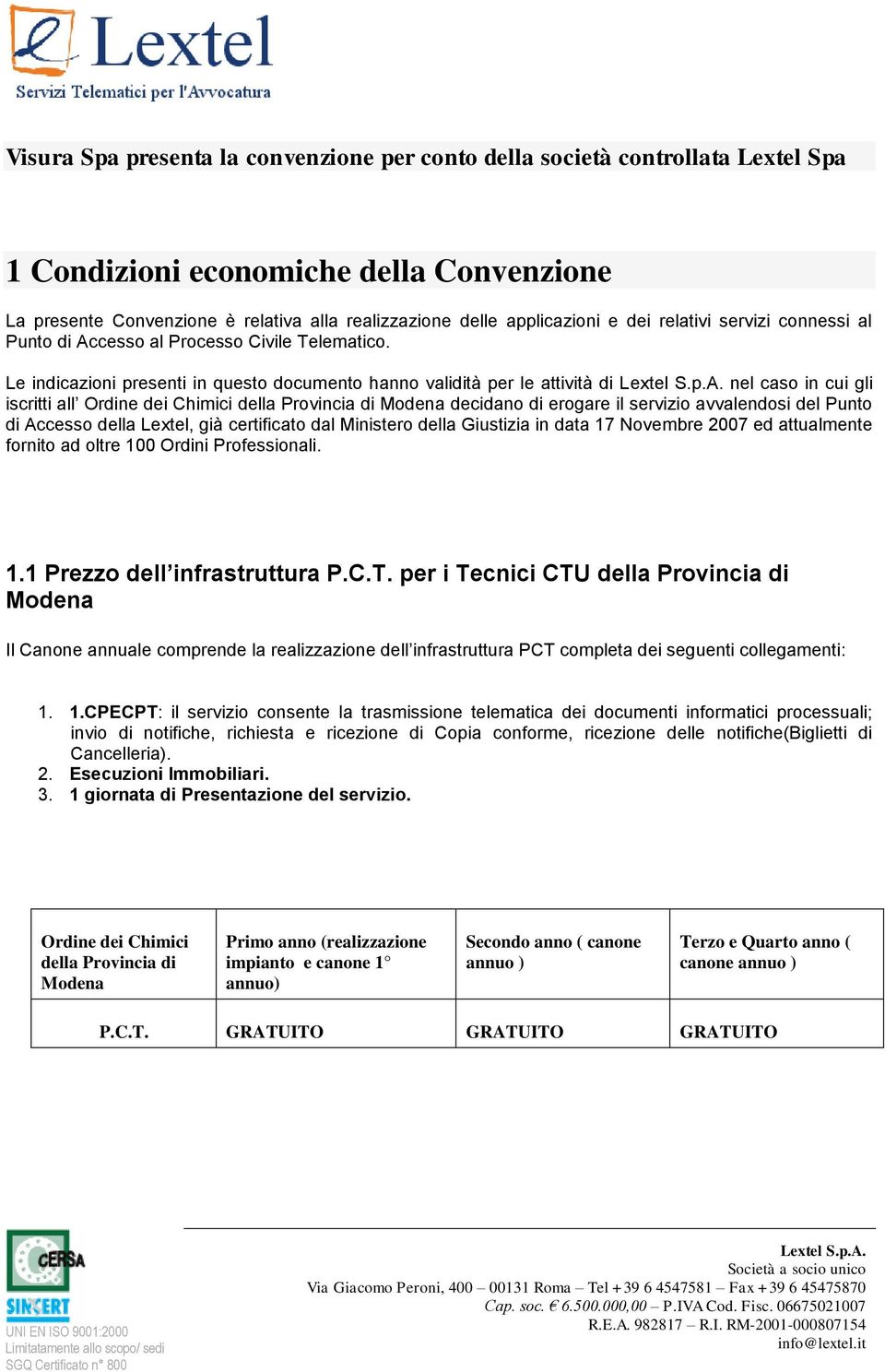 Le indicazioni presenti in questo documento hanno validità per le attività di nel caso in cui gli iscritti all Ordine dei Chimici della Provincia di Modena decidano di erogare il servizio avvalendosi